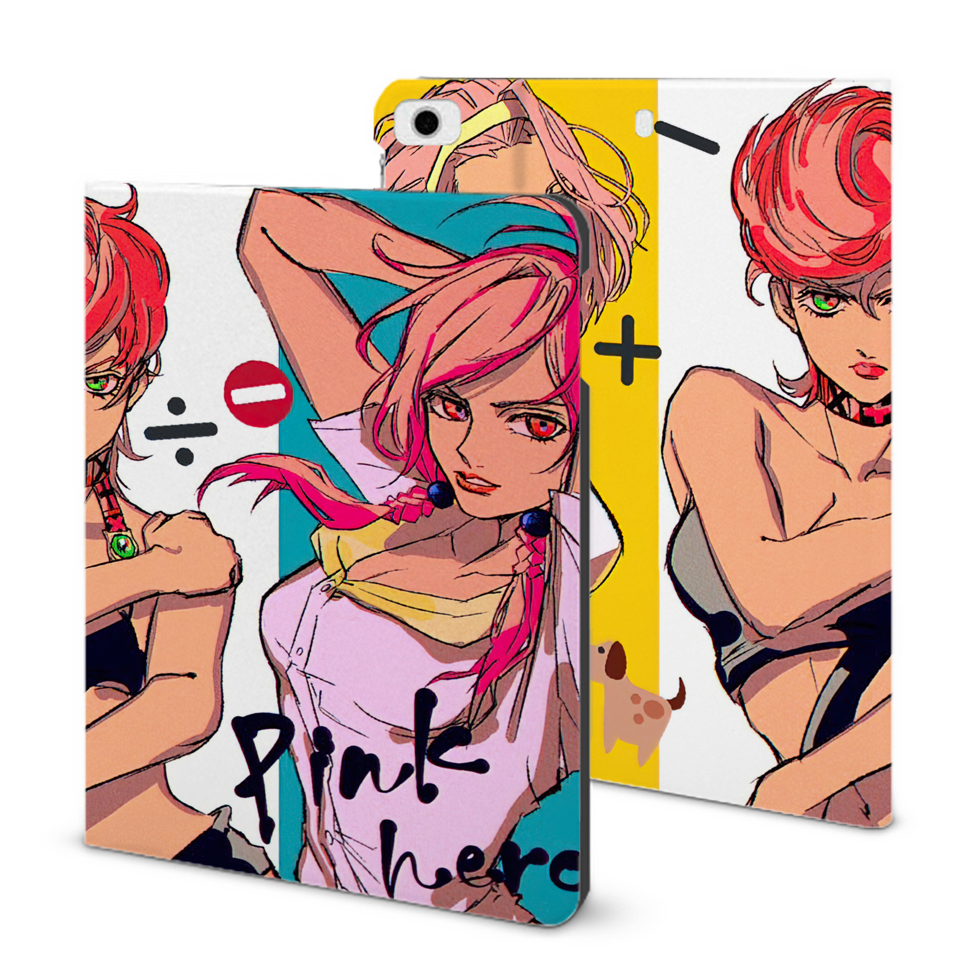 （画像用） ジョジョの奇妙な冒険 JoJo's Bizarre Adventure IPad ケース ブック型 PUレザー TPU 耐衝撃 軽量 薄型 ペン収納なし 全面保護 IPad 各モデル対応